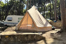 Parcelas camping Tienda