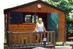 Bungalow en madera Hutte Bruyere