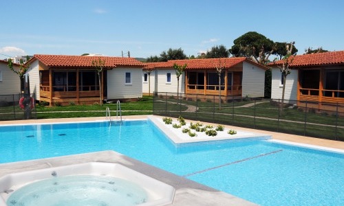 Nueva zona de bungalows en camping Eurocamping