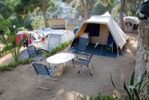 Parcelas camping Tienda